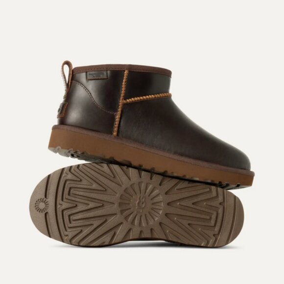 UGG Women's Classic Ultra Mini LTHR Regen - Picture 3 of 9